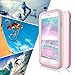 iPhone 8 Case, iPhone 7 Waterproof Case Compatible, ZVEproof Full Body Shockproof Snowproof Dirtproof Cover for Swimming Snorkeling iPhone 8/iPhone 7-4.7 inch (Pink)