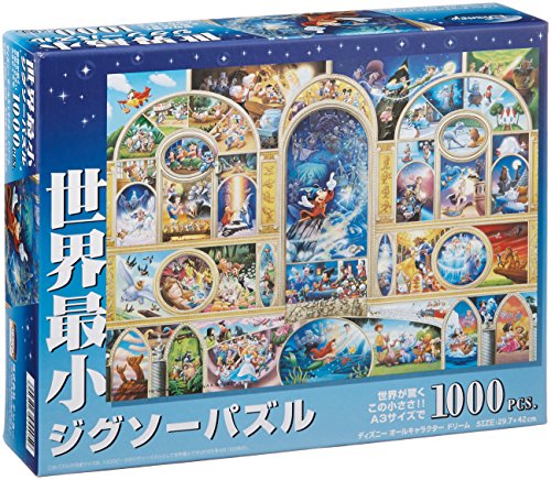 Puzzles 29 7x42cm 1000 Piece Jigsaw Puzzle The Worlds Smallest Disney All Star Trump World 1000ピース ジグソーパズル 世界最小ディズニー オールスタートランプワールド Toys Games