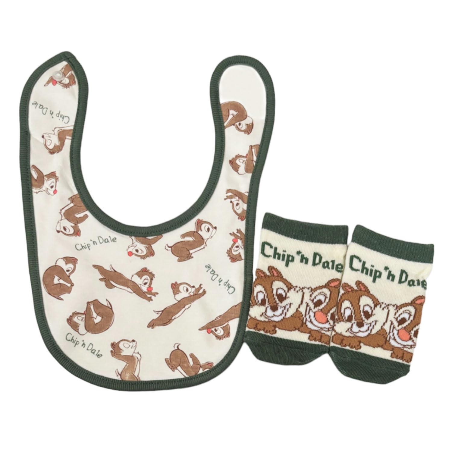 スモール・プラネット(Small Planet) ディズニー ベビーセット ビブ・ソックス入りギフトセット チップ＆デール／ジャンプ商品画像