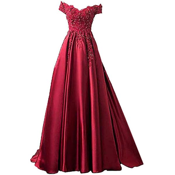 Amazon.com: Kivary Red Mermaid Tulle Gold Embroidery Beaded Sequins Formal  Evening Prom Dresses US 2 : Clothing, Shoes & Jewelry