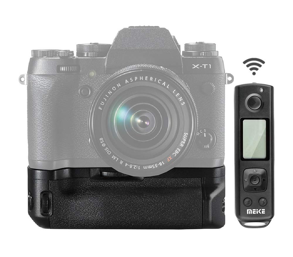 Battery Grip Compatible with Fujifilm X-T1 with Wireless Timer Remote Shutter Release Similar to VG-XT1 MK-A7 II Pro Battery Grip Perfect for Portrait Format