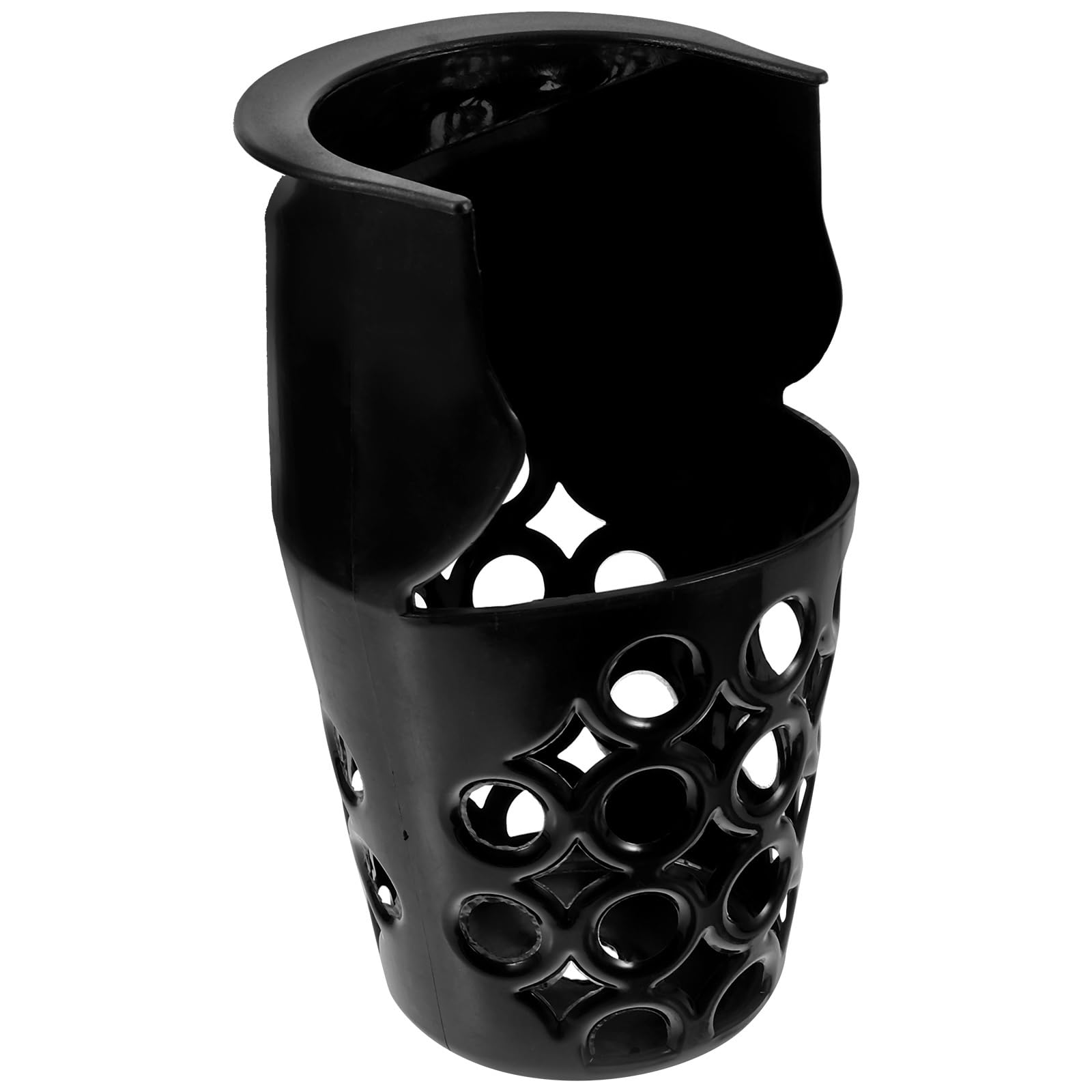 Sosoport Billiard Pockets Billiard Ball Basket Black Plastic Pool Table Billiard Storage Basket Billiard Drop Net Bag Billiard Pool Table Accessories