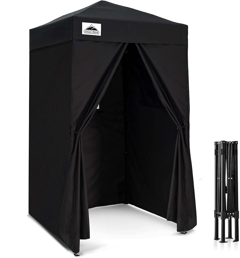 Eagle Peak Flex Ultra Compact 1.2x1.2 m Pop-Up Canopy Sun Shelter Changing Room