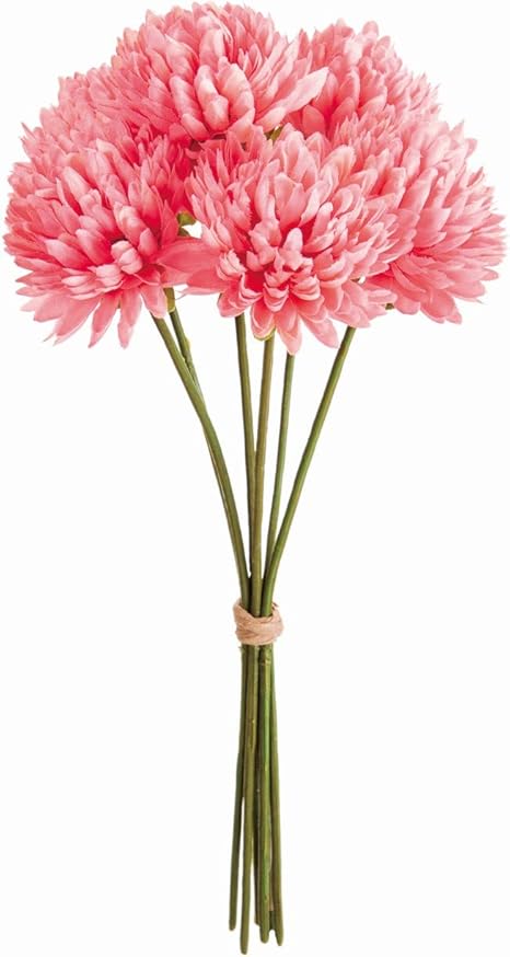Amazon 東京堂 アーティフィシャルフラワー 造花 ロレッタマムピック モーブ 花径5 5 長さ 約21cm Fm 042 1束 3本 造花 オンライン通販