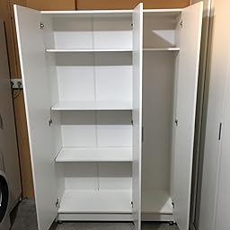 Habitdesign 007142O - Armario Multiusos escobero de 2 Puertas ...