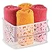 InterDesign Blumz Household Storage Basket with Handle for Bathroom, Beauty Supplies and Health Products - Small (6.7