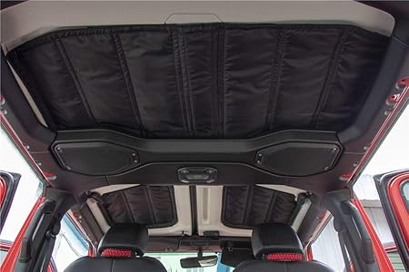 Amazon 4 Xルーフハードトップサウンドデッドナーヘッドライナーヒンジジープjlラングラー4ドア18 の断熱材断熱材 カーテン 車 バイク