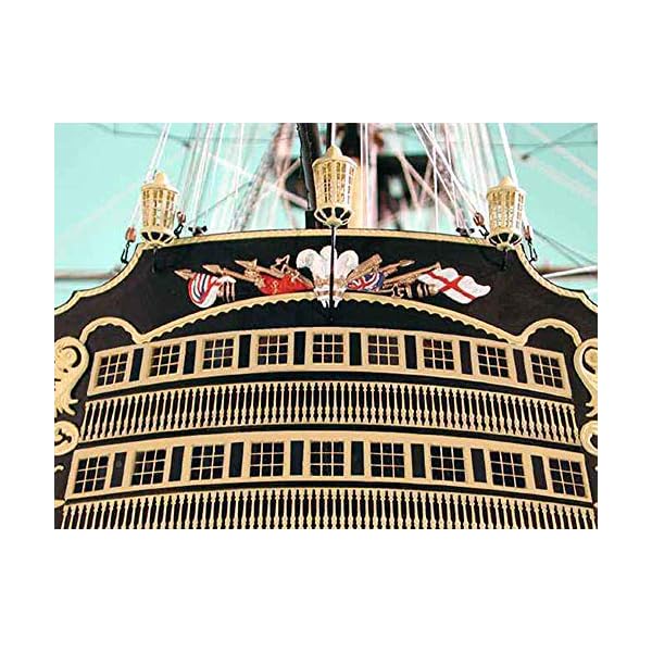 GTBAO Modellbausatz Schiff Wasserfahrzeug Modellbausätze Model Schiff Proportion 172 Klassisches Segelmodell Mit… – Bild 3