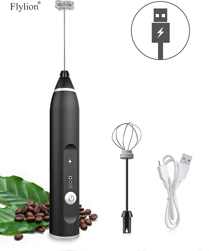 Milk Frother, Milk Frother Electric 3 Speeds Foam