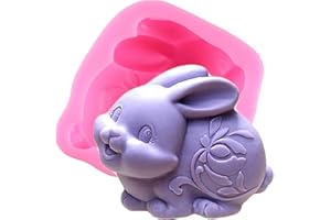 Mujiang Easter Rabbit Cake Decorating Silicone Jello Sugar Chocolate Fondant Molds