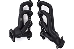 PG POWERGO MOTORSPORT Exhaust Headers Manifold 1-5/8 in. Mild Steel for 2002-2013 Silverado Sierra Suburban Tahoe Yukon Escalade 4.8L 5.3L 6.0L 6.2L V8