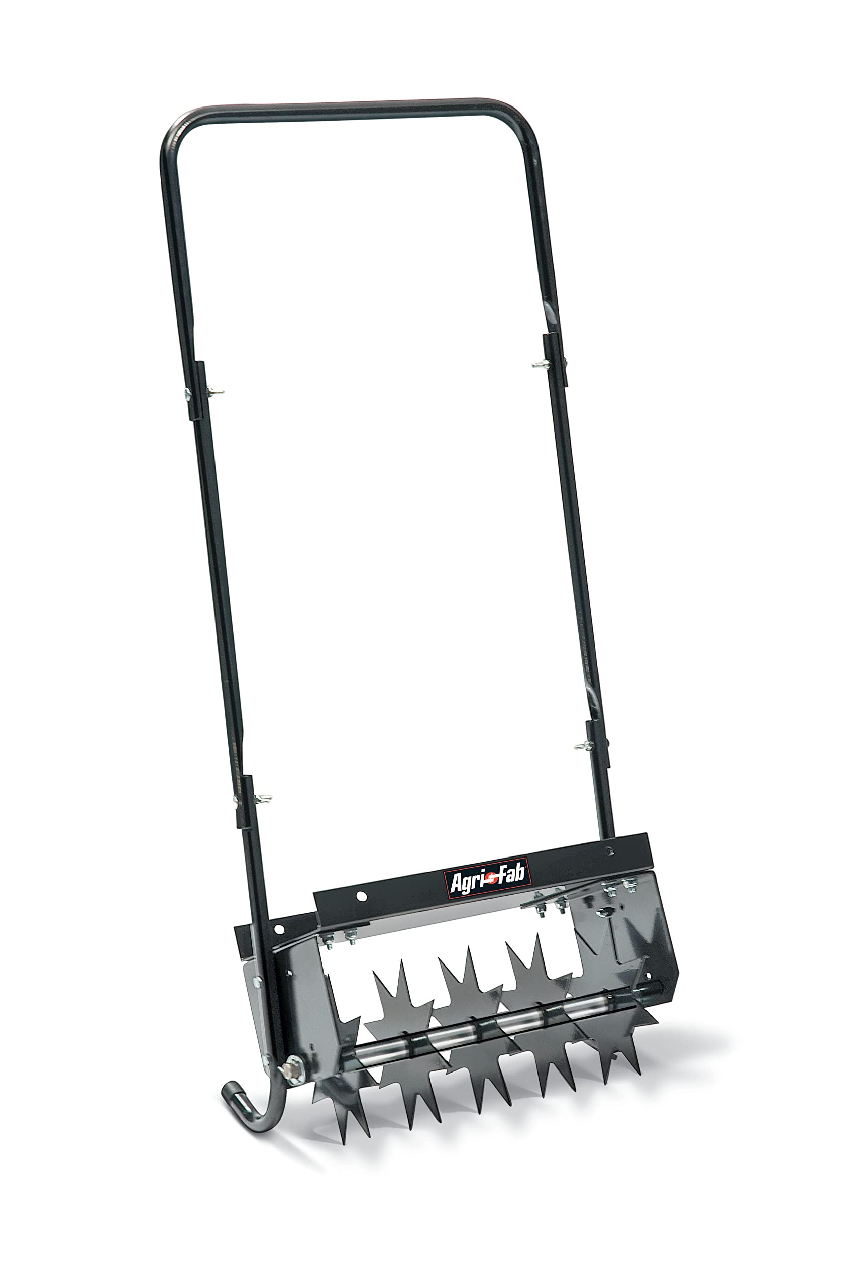 Agri-Fab 45-0365 Push Spike Aerator Lawn Tool,16 Inch Push Lawn Aerator With 5 Aerating Spikes, Used for Lawn Care Maintenance