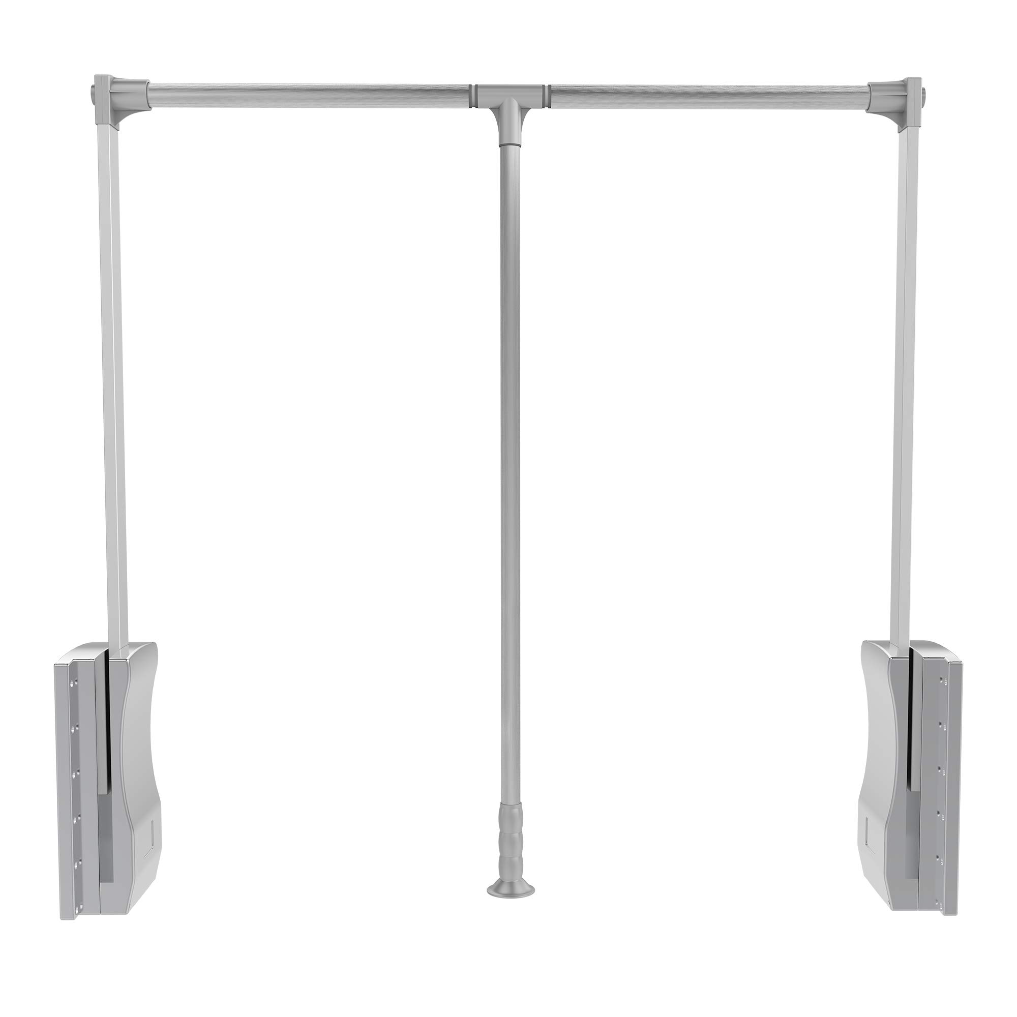ybaymy Pull Down Closet Rod 8901210mm Aluminum Adjustable Closet Pull Down Rods Hanger 20kg