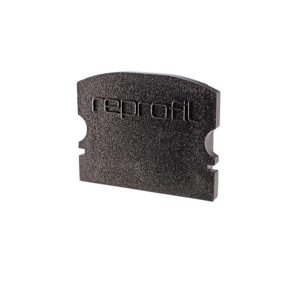 Reprofile 978572 21 mm 2-Piece F-AU-02-15 End Cap, Black