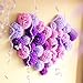 Fecedy™ 18pcs Tissue Paper Pom Poms Flower Ball for Wedding,Festival,Party Decoration (Purple)
