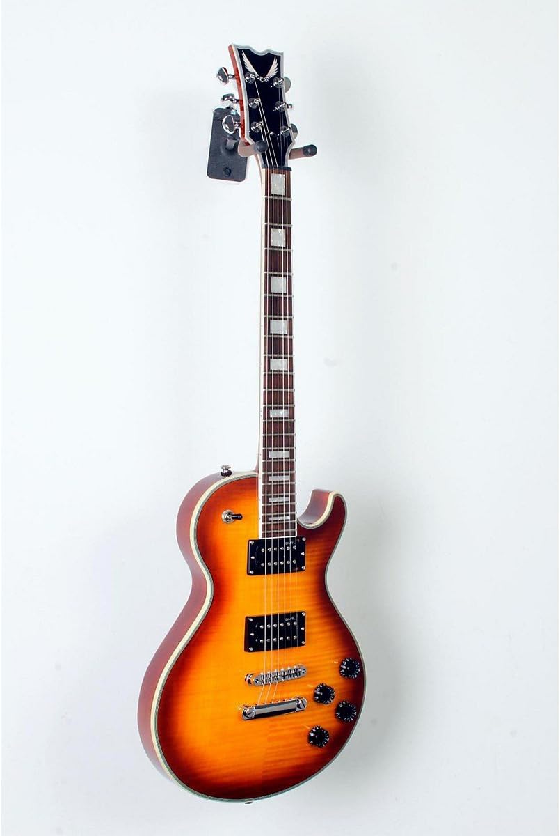 Dean Thoroughbred Deluxe Flame Top Electric Guitar Transparent Amber 888365782249