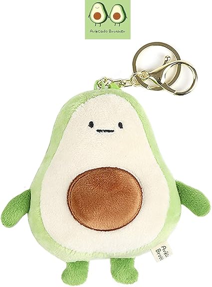 Amazon アボカドブラザー かわいいアボカドキーリング ふんわりキーホルダー 果物ぬいぐるみキーホルダー 面白い 学生 リアル プレゼント 9cm 兄アボカド ホールドリング 通販