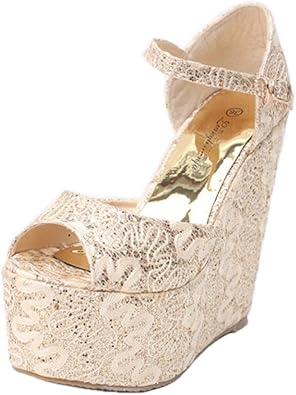 Amazon Xyjp 大きいサイズ 厚底 サンダル レディース ハイヒール おしゃれ サンダル ウェッジソール 美脚 パンプス プラットフォーム パーティー 女性用 シューズ オフィス サンダル ビーチサンダル 痛くない Xyjp シューズ バッグ