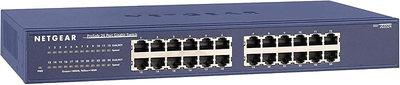 NETGEAR JGS524 24 Port Gigabit Ethernet Network Switch Desktop Rackmount