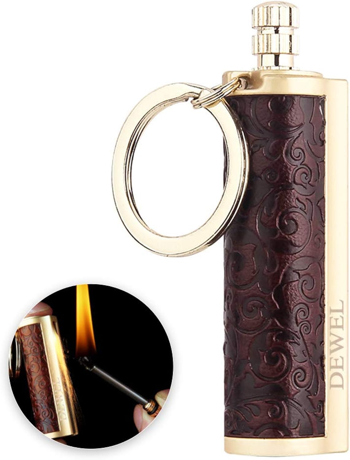 Amazon Dewel ファイヤースターター オイルライター パーマネントマッチ オイルマッチ 収納袋 替えスティック付 消耗品 腕時計 通販