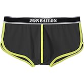 ZONBAILON Mens Mesh Shorts Sexy Short Trunk Running Breathable Underwear Sleep Pajama Panties Nylon