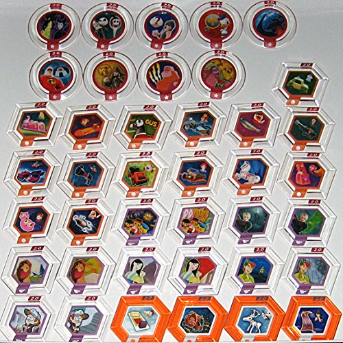 Disney Infinity 2.0 Originals Power Discs Complete Set of 40
