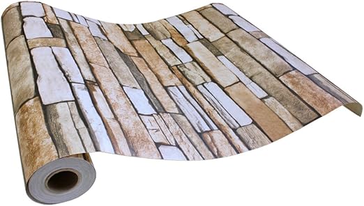Amazon はがせるシール壁紙 レンガ調 ブリック おしゃれな壁紙 50cm幅 Hyundae Sheet 賃貸もdiy 30mパック 23 Hwp ランダムブリック 壁紙