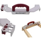 Milescraft 8416 Frame Crafter &ndash; 16 Inch On-Center Stud Layout Tool. Quick Adjust to 15-1/4 Inch Spacing for Wall Start. Durable Aluminum Framing Jig. Comfort Grip Rubber Handle. Precision Results.