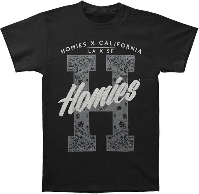 Buy HOMIES Men's Paisley TShirt, Black, XXLarge at Amazon.in