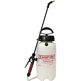 Chapin 26021XP Made in USA 2-Gallon Heavy-Duty Compression Sprayer for Professional Use, with 3 nozzles -one Brass, Pressure Relief Valve, Comfort Grip Handle, Translucent White