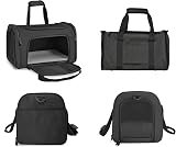 Qlfyuu Cat Carrier Dog Carrier Portable Soft Sided Airline Approved Large view 6