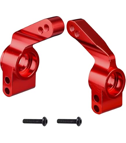 RC Alloy Caster Blocks For 1/10 Slash Rustler Stampede 2WD | Titanium Upgrade
