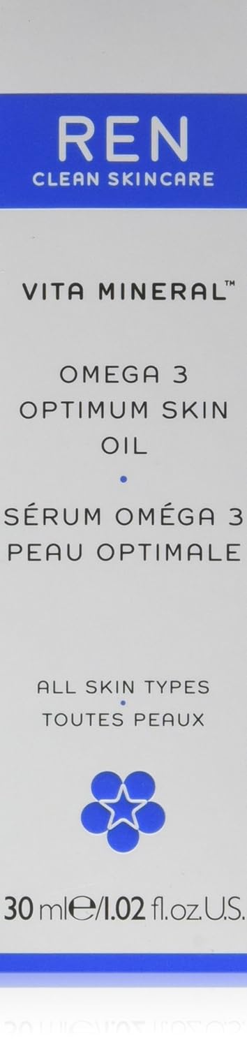 REN Vita Mineral Omega 3 Optimum Skin Oil, 1.02 Ounce