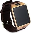 DZ09 Bluetooth Smart Watch with SIM Card Slot Make Phone Calls 2.0MP Camera Support Message Notification TF Card Pedometer Sleep Monitor Compatible with Android and iOS System (Gold)