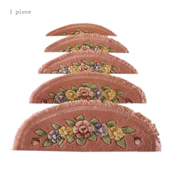 Amazon De Pad Caicolorful Acryl Europaisch Halbkreis Treppenbelag