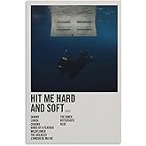 GuoYid Hit Me Hard And Soft Poster Poster Cool Artworks Painting Wall Art Canvas Prints Hanging Picture Home Decor Posters Gift Idea 24x36inch(60x90cm)