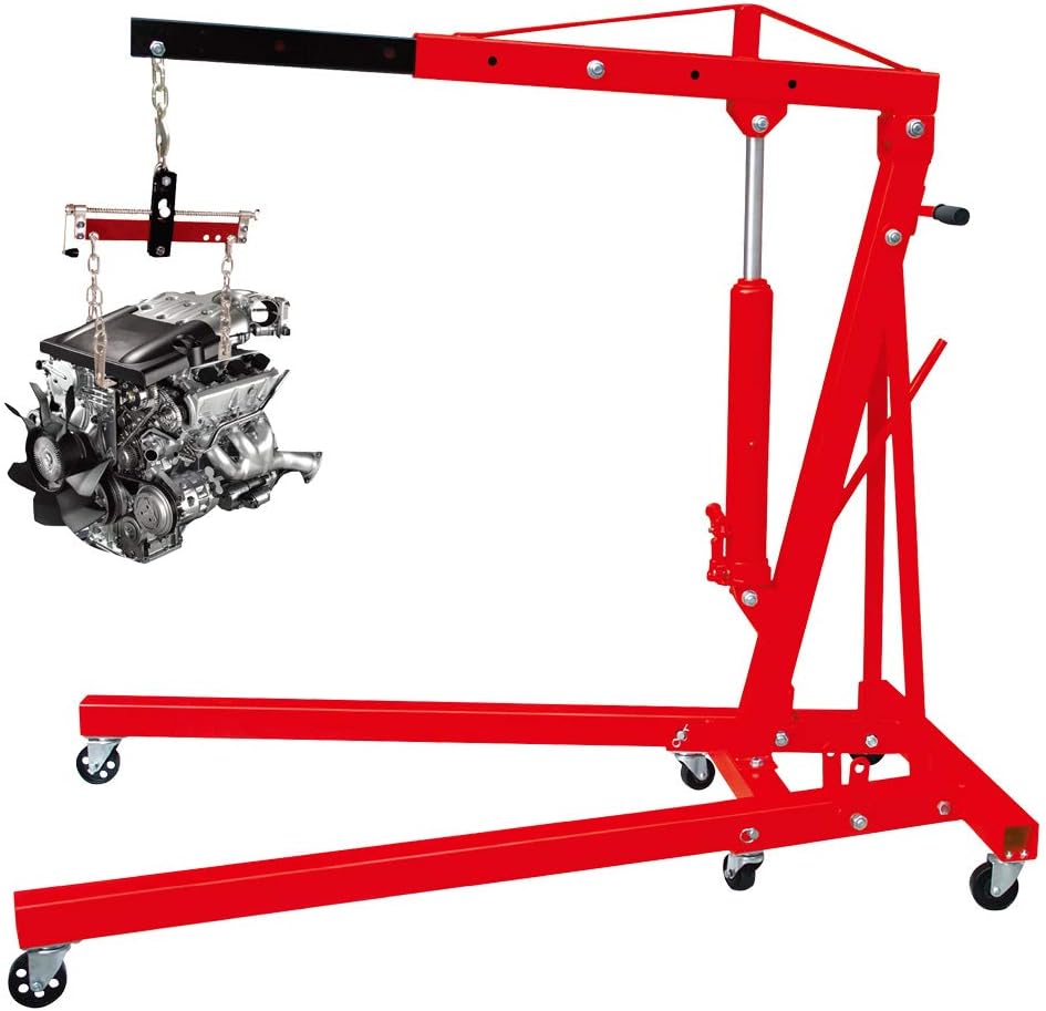 BIG RED T32100 Torin Engine Hoist Shop Crane Accessory: Steel 3 Position Engine Leveler with Adjustable Handle, 3/4 Ton (1,500 lb) Capacity, Red: Automotive