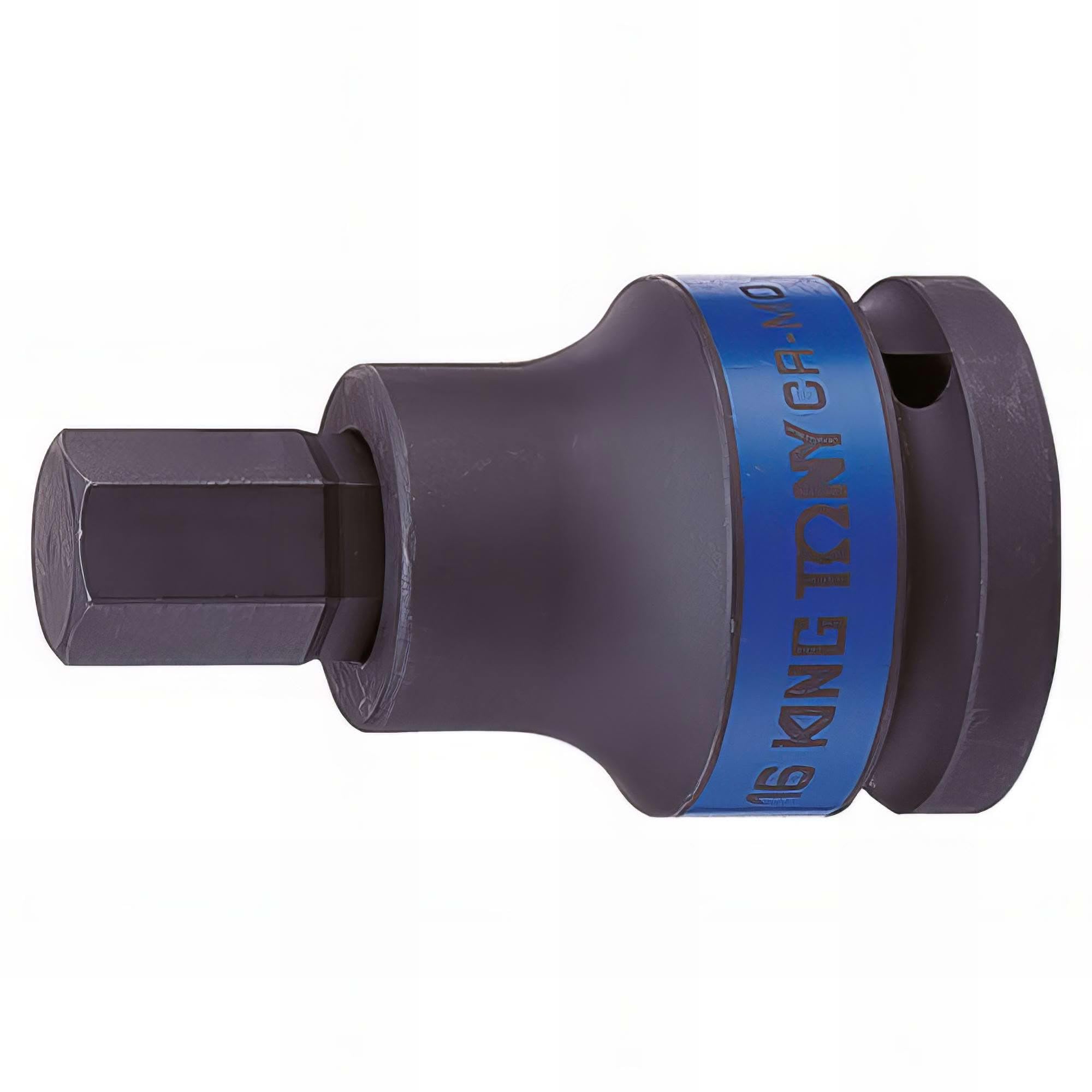 KING TONY 608517 6 Point Impact Socket, 17 x 76 mm, 3/4-inch