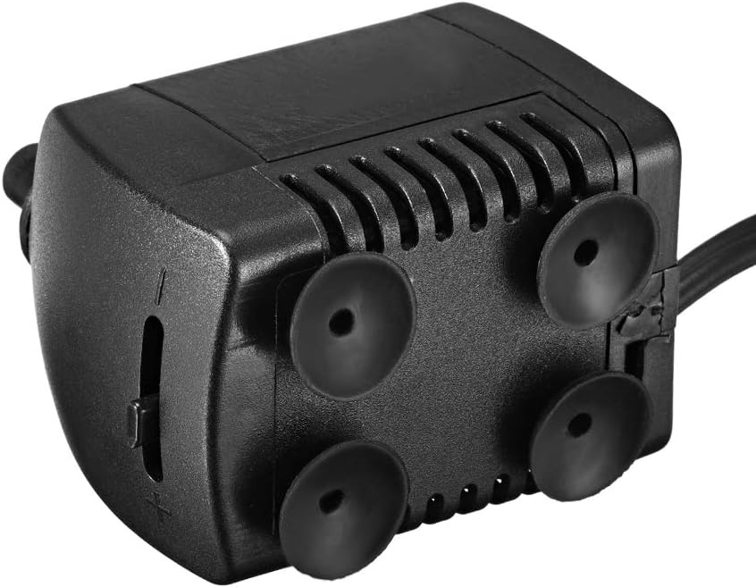 uxcell 105 GPH 400L/H, 7W, 110-120V Submersible Water Pump US Plug for Pond, Fish Tank Fountain Water Pump Hydroponics with 4.9ft 1.5M Power Cord: Home & Kitchen