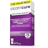 Cicatricure Advanced Scar Gel for Face & Body - Proven Results in 2 Weeks, Scar Treatment for Surgical Scars, Stretch Marks, Scars of Burns and Injuries, Acne Scar Treatment, 1 oz (28 g)