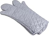 Linwnil 23 Inch Heat Resistant Oven Gloves Cotton Kitchen Mitts view 7