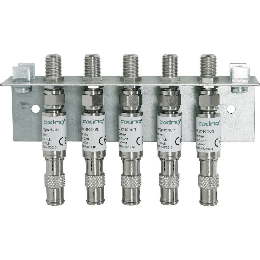 Axing QEW 5-10 earthing angle grounding rail bracket single-rowed surge protection 5-way