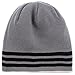 adidas Men's Eclipse Reversible Beanie, Black/Onix/Grey, One Size