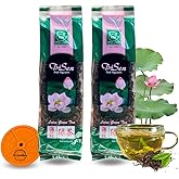 Thai Nguyen Lotus Tea Phuc Long- Tra Sen Thai Nguyen with Trademarked NromBox on the Barbell Bumper Plate Drink Coasters (Color May Vary) | MADE IN USA | 200gram/ 2 Pack.