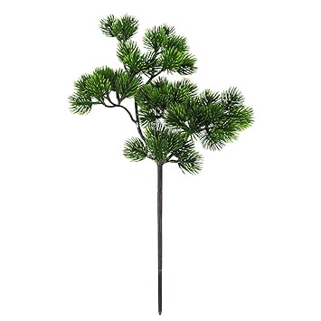 little finger, 1 Stück, künstliche Gast-Grußkiefer, Dekoration, Bonsai-Ornament für Ihr Leben, Plastik, Siehe Abbildung, Einh