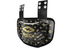 Shock Doctor SD30930-00120-OSFA Showtime Back Plate Yth Black/Gold Lux OSFA