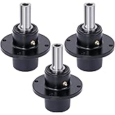 boeray 3pcs Spindle Assembly Replaces SCAG 46020 461663 46400 46631 Ferris 1530301 Fit 48" 52" 61" Lawn Mower Deck with Zerk Fitting