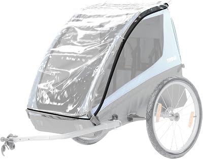 Thule Rain Cover for Coaster Cadence Bicycle Trailer - Transparent One Size