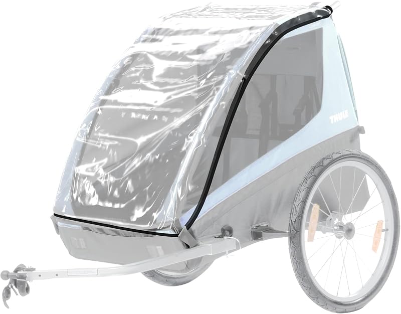 Thule Rain Cover for Coaster Cadence Bicycle Trailer - Transparent One Size