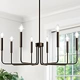 8-Light Farmhouse Chandelier for Dining Room